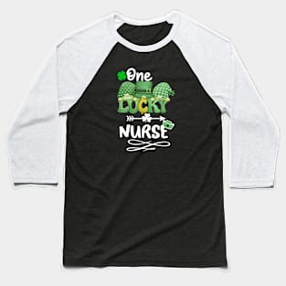 One Lucky nurse with gnomes Baseball T-Shirt